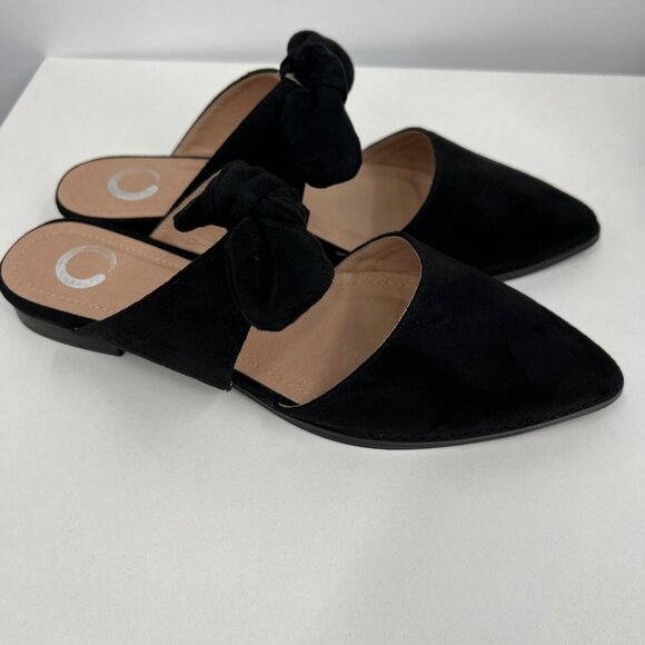 Journee Collection Telulah Mules in Black SIze 7.5 MSRP $70 - Picture 6 of 11
